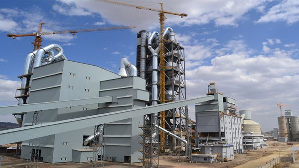 Cement production line with an output of 5000 t/d for Dangote Group in Ethiopia