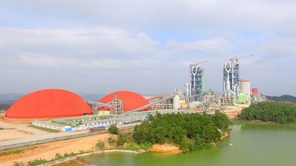 2 cement production lines with an output of 6000 t/d in Lam Dong, Vietnam