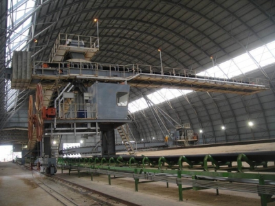 Limestone Pre-homogenization Stockpile
